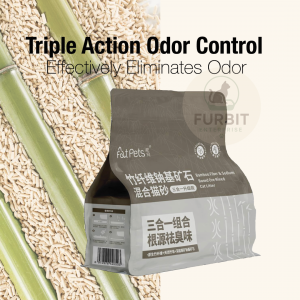 MIXED MINERAL BAMBOO TOFU CAT LITTER 2.6KG
